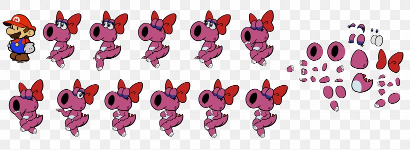 Paper Mario: Color Splash Super Mario RPG Birdo, PNG, 2424x890px, Paper Mario Color Splash, Art, Birdo, Fan Art, Fangame Download Free