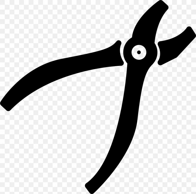 Pliers Tool Kitchen Utensil, PNG, 980x968px, Pliers, Black And White, Cutting, Diagonal Pliers, Home Repair Download Free