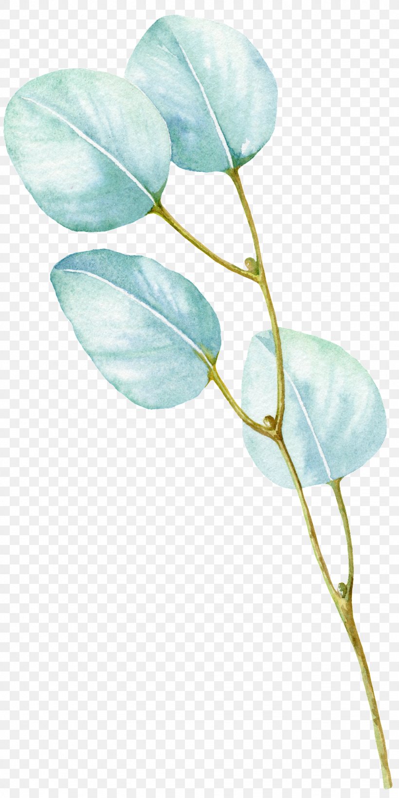 Blue Graphic Design, PNG, 1024x2048px, Blue, Branch, Flower, Leaf, Oil Painting Download Free