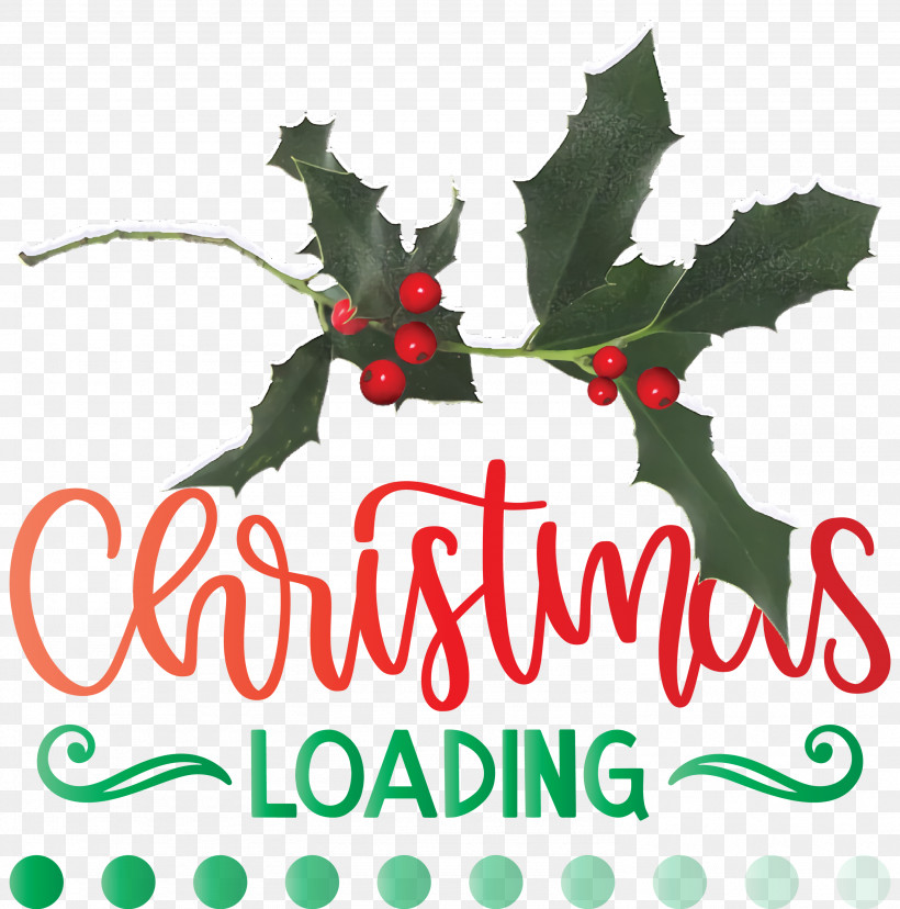 Christmas Loading Christmas, PNG, 2969x3000px, Christmas Loading, Aquifoliales, Biology, Christmas, Family Grapevine Download Free