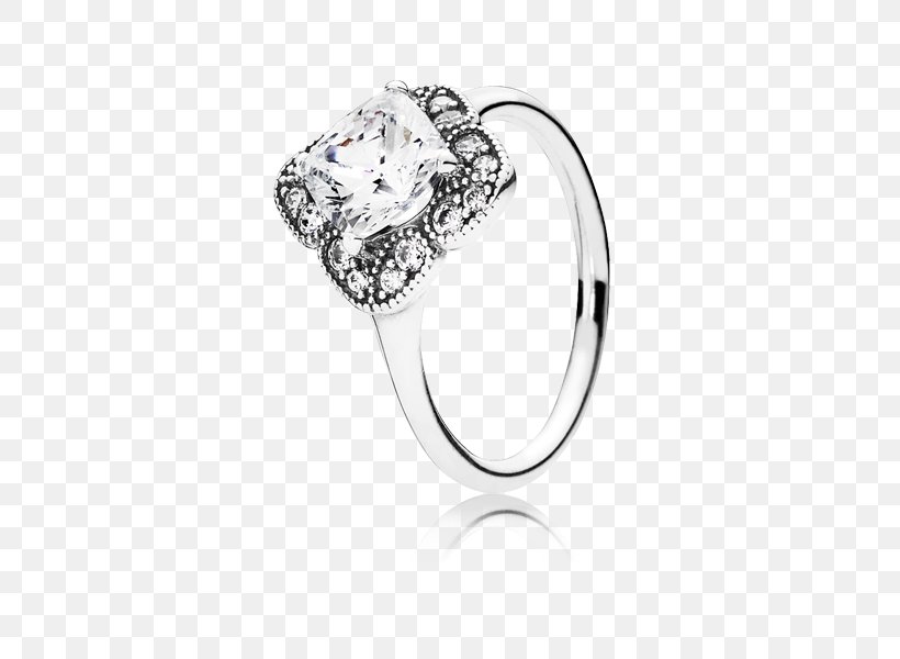 Crystallised Floral Fancy Pandora Ring Cubic Zirconia Earring, PNG, 600x600px, Pandora, Body Jewelry, Bracelet, Brilliant, Charm Bracelet Download Free