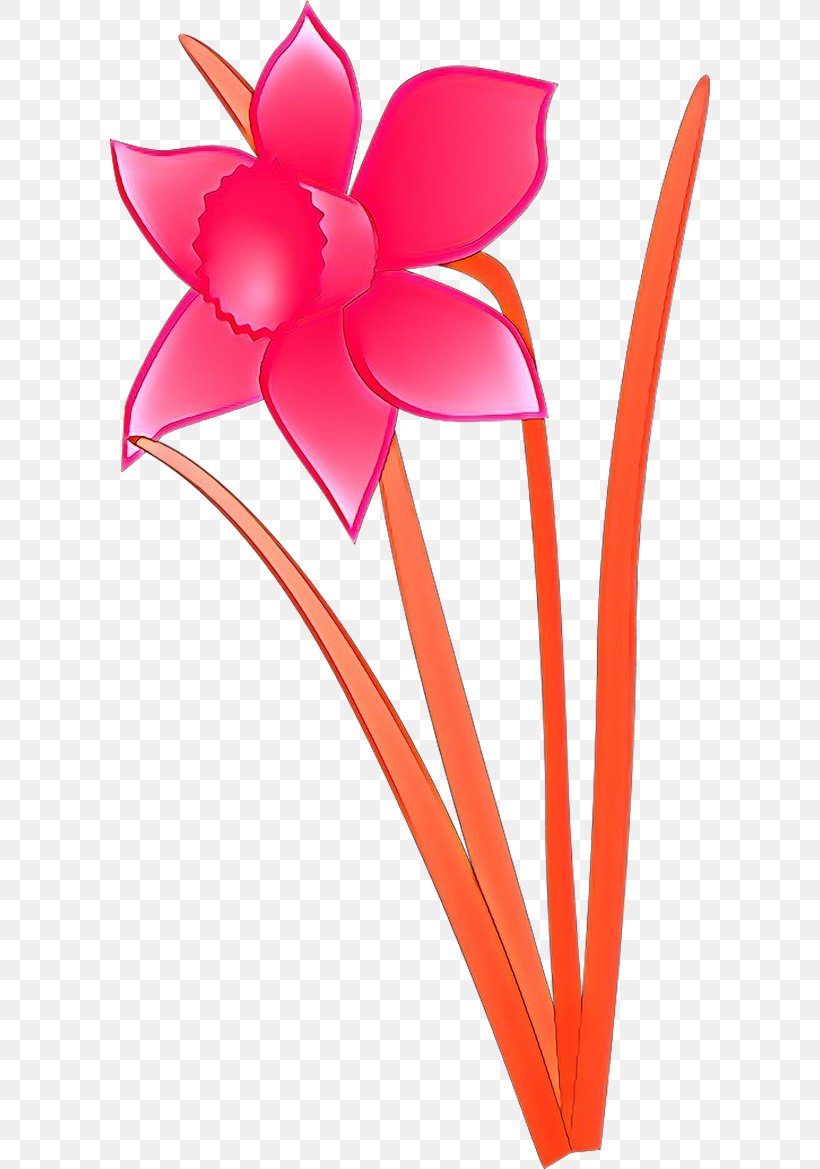 Pink Flower Cartoon, PNG, 600x1169px, Floral Design, Cut Flowers, Flower, Orange, Pedicel Download Free