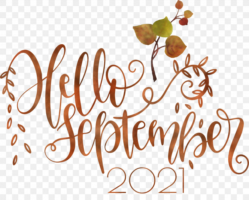Hello September September, PNG, 3065x2464px, Hello September, Floral Design, Logo, Meter, September Download Free