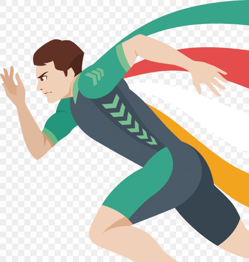 Olympic Games Running Euclidean Vector, PNG, 852x894px, Watercolor, Cartoon, Flower, Frame, Heart Download Free