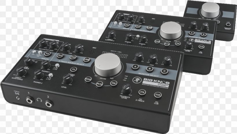 Audio Mackie Big Knob Electronics Recording Studio, PNG, 965x547px, Audio, Audio Equipment, Computer Monitors, Controller, Electronic Component Download Free