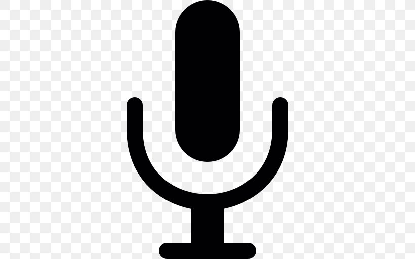 Microphone Download Clip Art, PNG, 512x512px, Microphone, Audio, Black And White, Microphone Stands, Silhouette Download Free