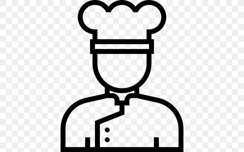 Pastry Chef Restaurant Cook Bakery, PNG, 512x512px, Chef, Area, Bakery, Black And White, Cook Download Free
