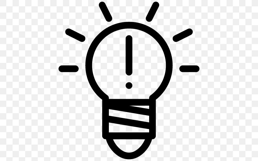 Idea Clip Art, PNG, 512x512px, Idea, Black And White, Concept, Incandescent Light Bulb, Search Engine Optimization Download Free