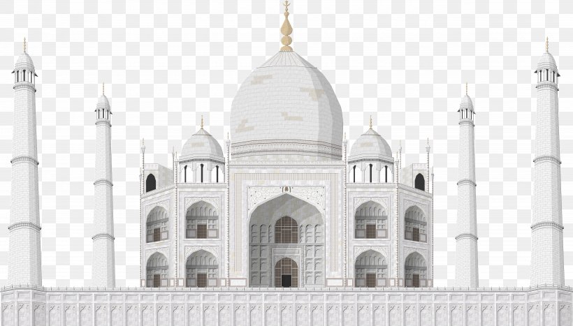 Taj Mahal Monument Clip Art, PNG, 5300x3019px, Watercolor, Cartoon, Flower, Frame, Heart Download Free