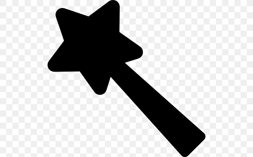 Wand Magician Clip Art, PNG, 512x512px, Wand, Black, Black And White, Circus, Entertainment Download Free
