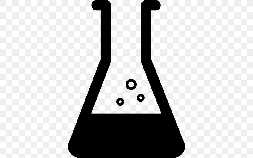 Beaker Laboratory Flasks Clip Art, PNG, 512x512px, Beaker, Black, Black And White, Chemistry, Erlenmeyer Flask Download Free