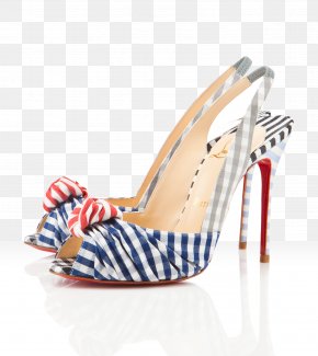 Louboutin - High-heeled Shoe Footwear Sandal PNG