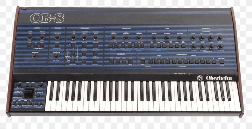 Oberheim OB-Xa Oberheim OB-8 Analog Synthesizer Musical Keyboard, PNG, 1000x514px, Watercolor, Cartoon, Flower, Frame, Heart Download Free