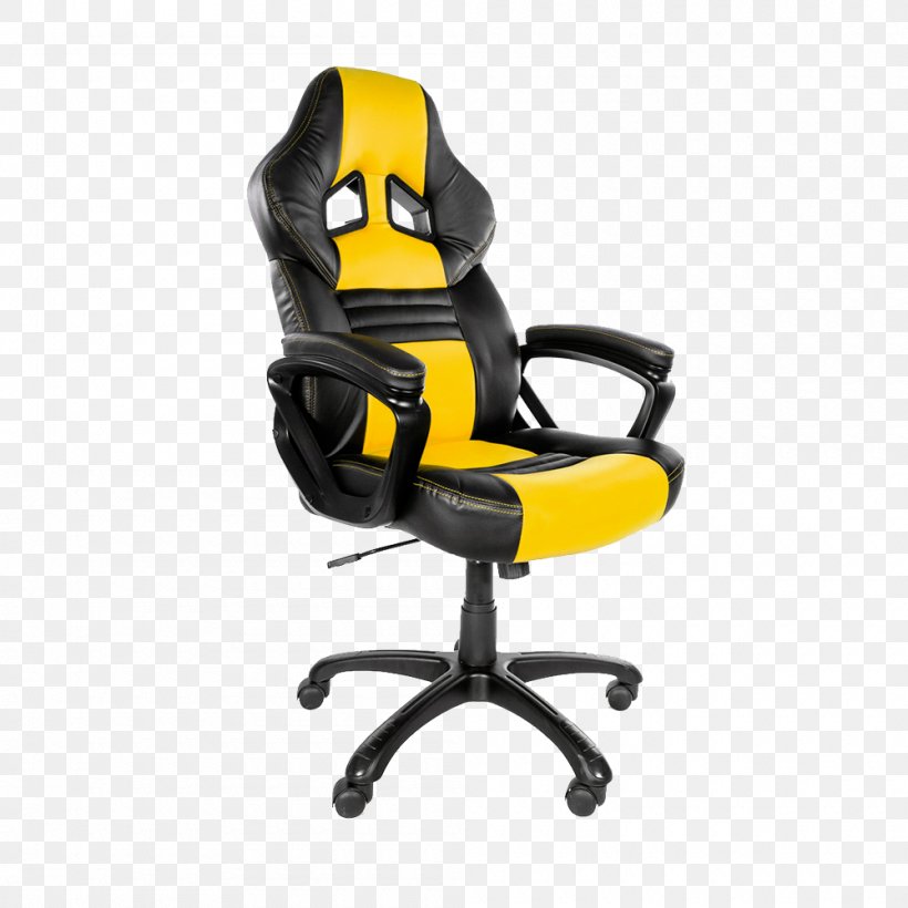 Swivel Chair Video Game Office & Desk Chairs Human Factors And Ergonomics, PNG, 1000x1000px, Chair, Armrest, Black, Furniture, Human Factors And Ergonomics Download Free