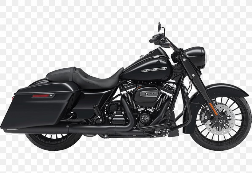 Exhaust System Harley-Davidson Road King Touring Motorcycle, PNG, 855x590px, Exhaust System, Automotive Exhaust, Automotive Exterior, Automotive Tire, Automotive Wheel System Download Free