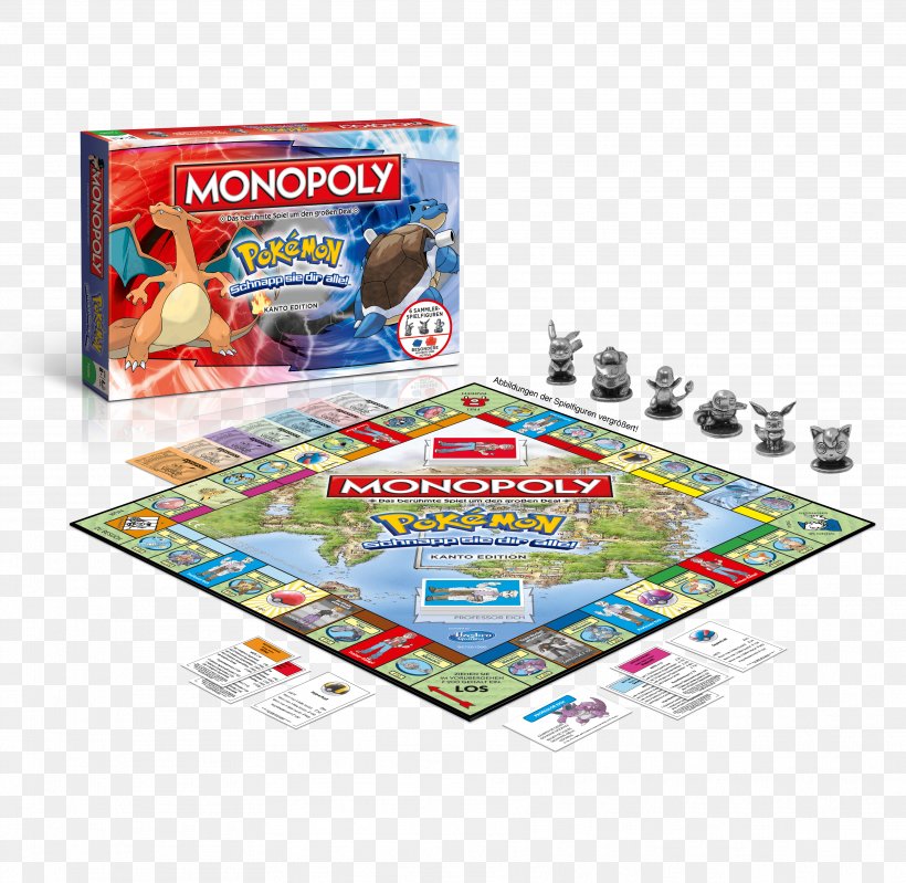 USAopoly Monopoly Pokémon Gold And Silver Board Game, PNG, 3543x3455px, Monopoly, Board Game, Family Game Night, Game, Games Download Free