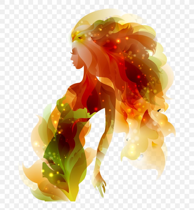 Adobe Illustrator Royalty-free Illustration, PNG, 1560x1690px, Illustrator, Beauty, Fashion, Orange, Organism Download Free