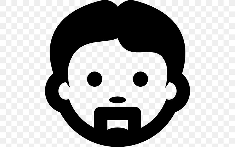 Beard, PNG, 512x512px, Goatee, Beard, Black And White, Emoticon, Face Download Free