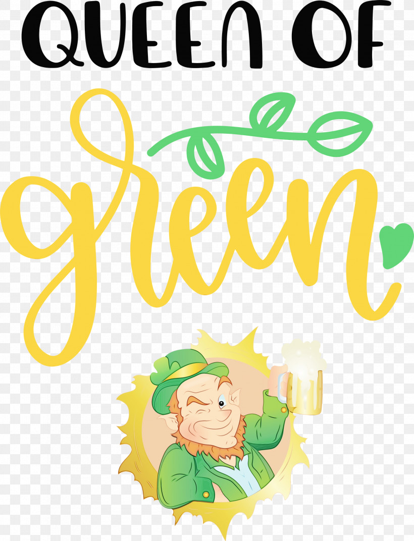 Cartoon Green Meter Plants Happiness, PNG, 2294x3000px, St Patricks Day, Behavior, Cartoon, Green, Happiness Download Free