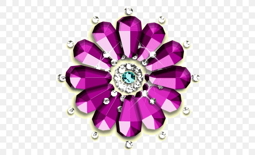 Jewellery Flower, PNG, 500x500px, Jewellery, Flower, Magenta Download Free