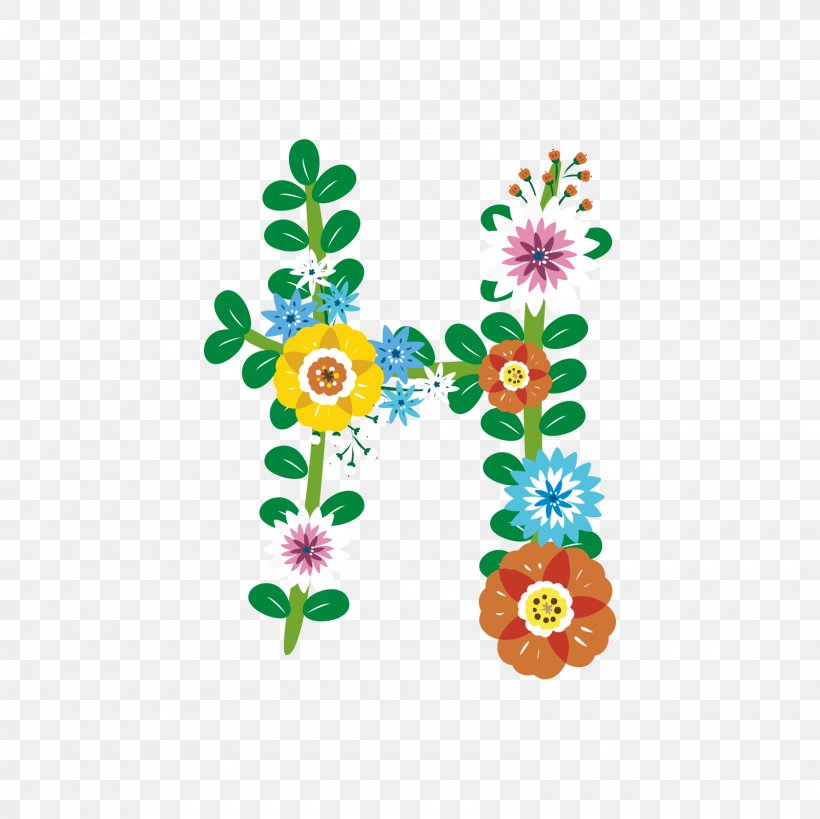 Letter H Icon, PNG, 1600x1600px, Flower, Artworks, Flora, Floral Design, Garland Download Free