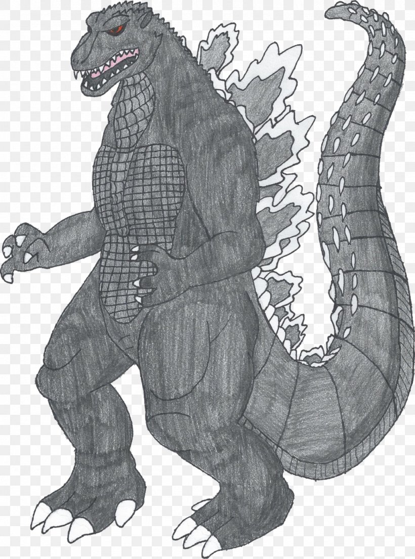 Mechagodzilla Drawing Godzilla: Monster Of Monsters, PNG, 1024x1381px, Godzilla, Art, Black And White, Demon, Dragon Download Free