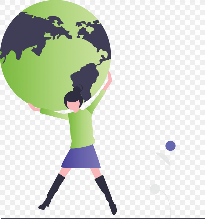 Earth Girl, PNG, 2804x3000px, Earth, Cartoon, Girl, Globe, Soccer Ball Download Free