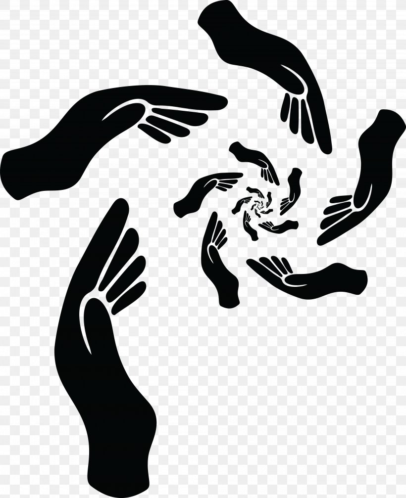 Hand Finger Image Silhouette, PNG, 4000x4915px, Hand, Art, Artwork, Black, Black And White Download Free