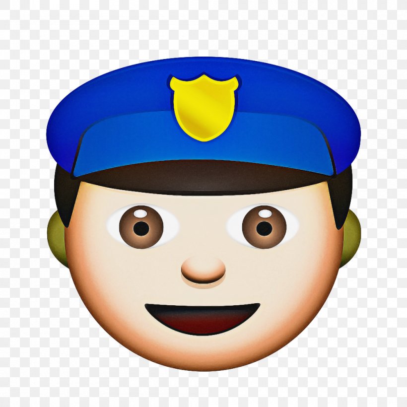 Police Emoji, PNG, 1000x1000px, Emoji, Cap, Cartoon, Email, Emoticon Download Free