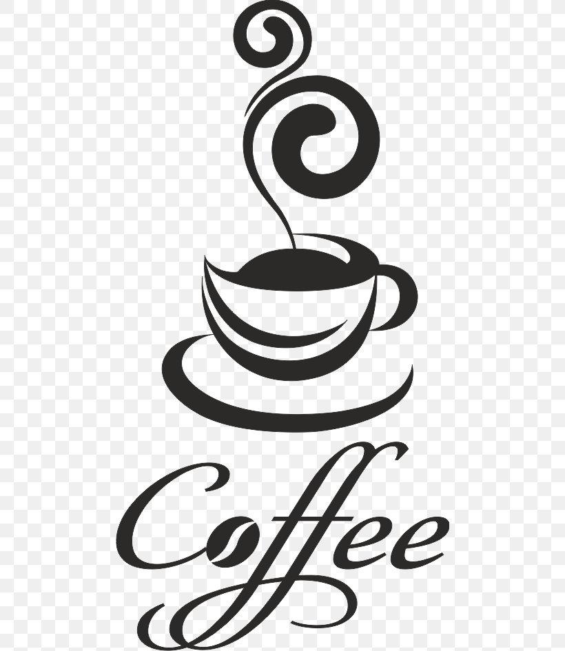 Coffee Bean Stencil Drawing Coloring Book, PNG, 484x945px, Coffee, Area, Artwork, Black And White, Brand Download Free