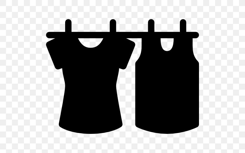 Black And White Clothing White, PNG, 512x512px, Cleaning, Black, Black And White, Clothes Hanger, Clothing Download Free
