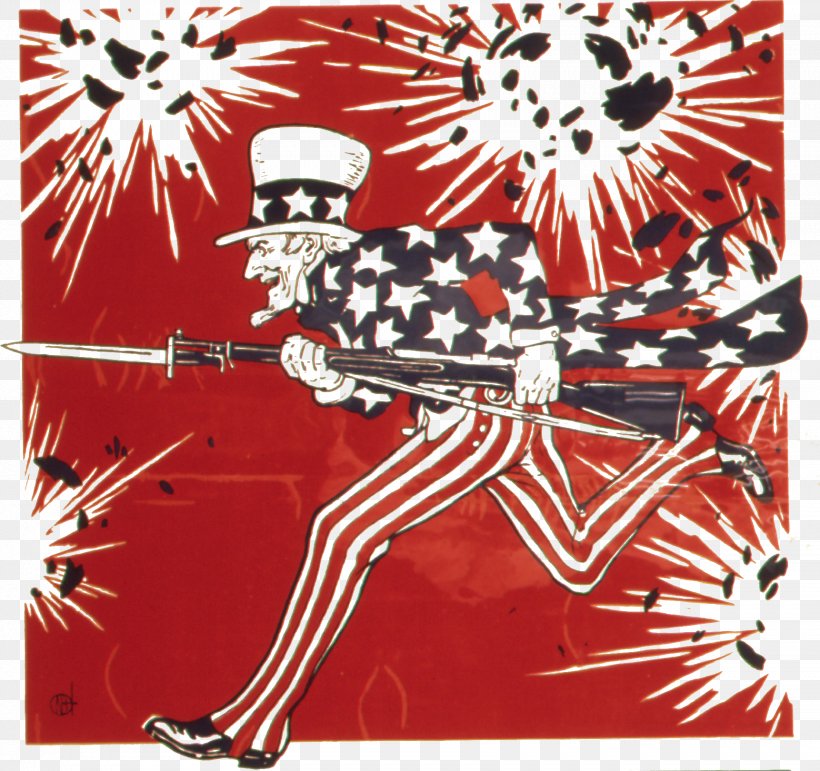 United States Uncle Sam First World War Birthday Poster, PNG, 1722x1620px, United States, Art, Birthday, First World War, Flag Download Free