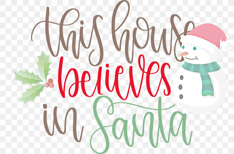 This House Believes In Santa Santa, PNG, 3000x1982px, This House Believes In Santa, Character, Christmas Day, Christmas Ornament, Christmas Ornament M Download Free