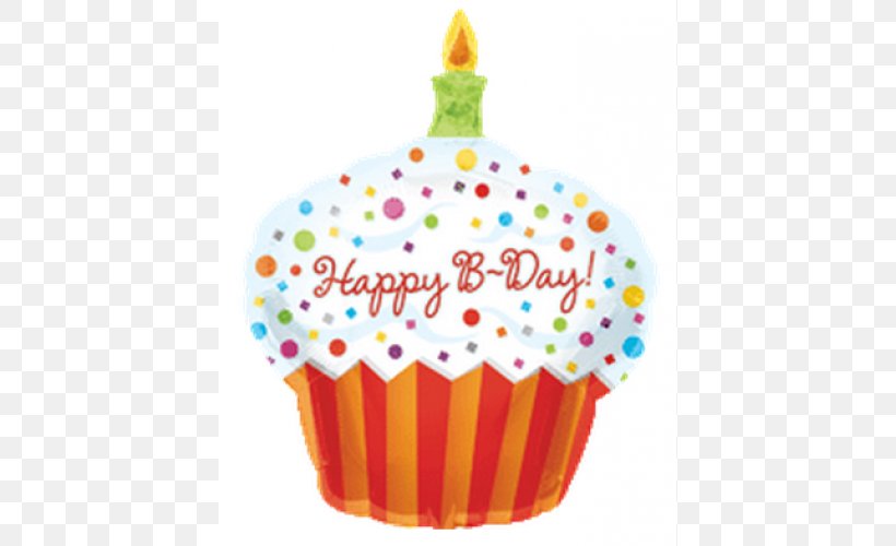 Cupcake Cakes Birthday Cake Balloon, PNG, 500x500px, Cupcake, Baby Shower, Baking Cup, Balloon, Birthday Download Free