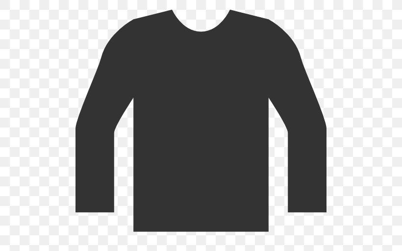 Long-sleeved T-shirt Long-sleeved T-shirt Sweater, PNG, 512x512px, Tshirt, Black, Blog, Brand, Clothing Download Free