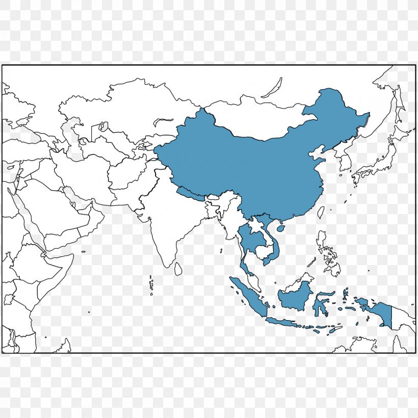 Southeast Asia China United States Blank Map, PNG, 1200x1200px, Southeast Asia, Area, Asia, Black And White, Blank Map Download Free