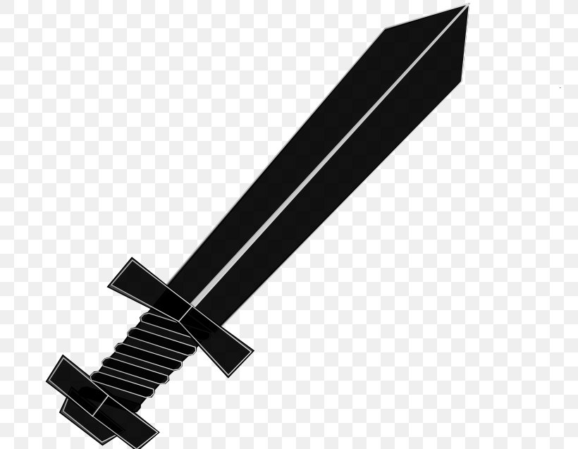 Sword Black And White Clip Art, PNG, 800x637px, Sword, Black, Black And White, Cartoon, Cold Weapon Download Free