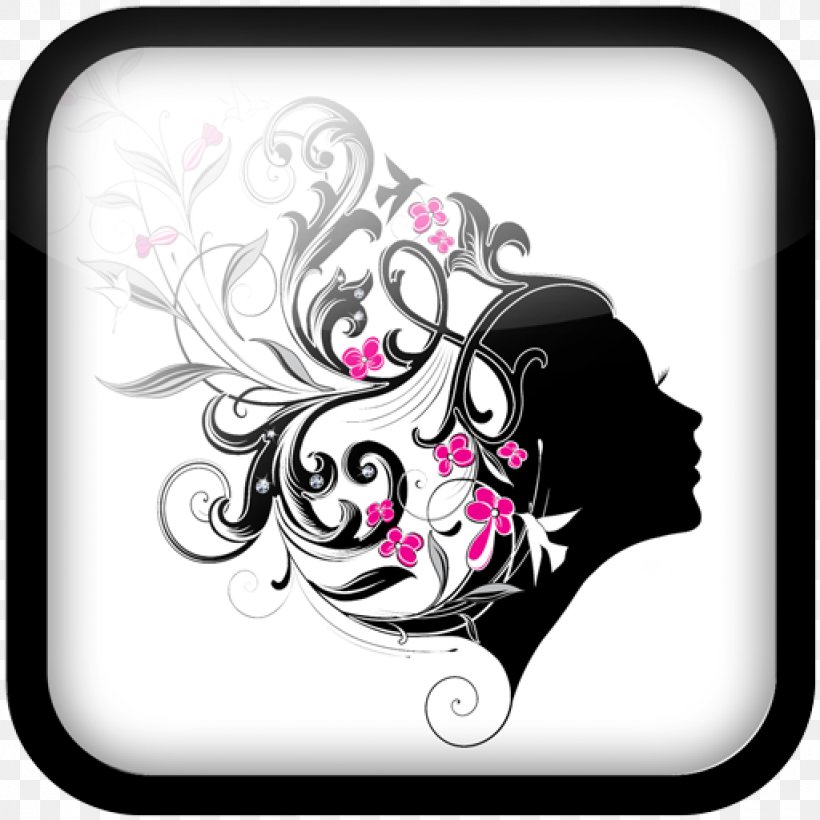 Beauty Parlour Profile Salon Supplies Cosmetologist Nail Hair Care, PNG, 1024x1024px, Watercolor, Cartoon, Flower, Frame, Heart Download Free