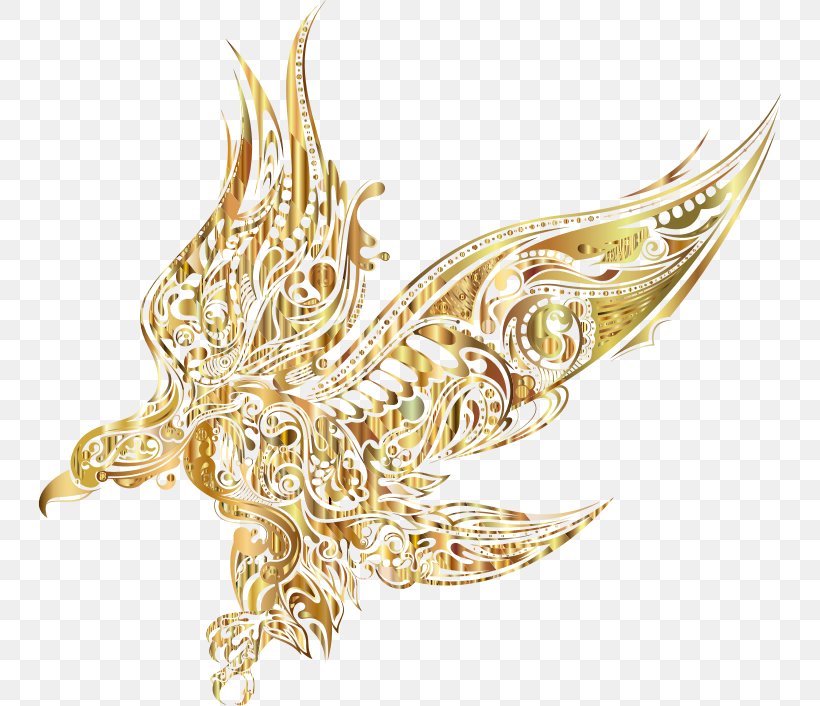 Eagle Bird Gold Brooch Clip Art, PNG, 744x706px, Eagle, American Gold Eagle, Bird, Body Jewellery, Body Jewelry Download Free