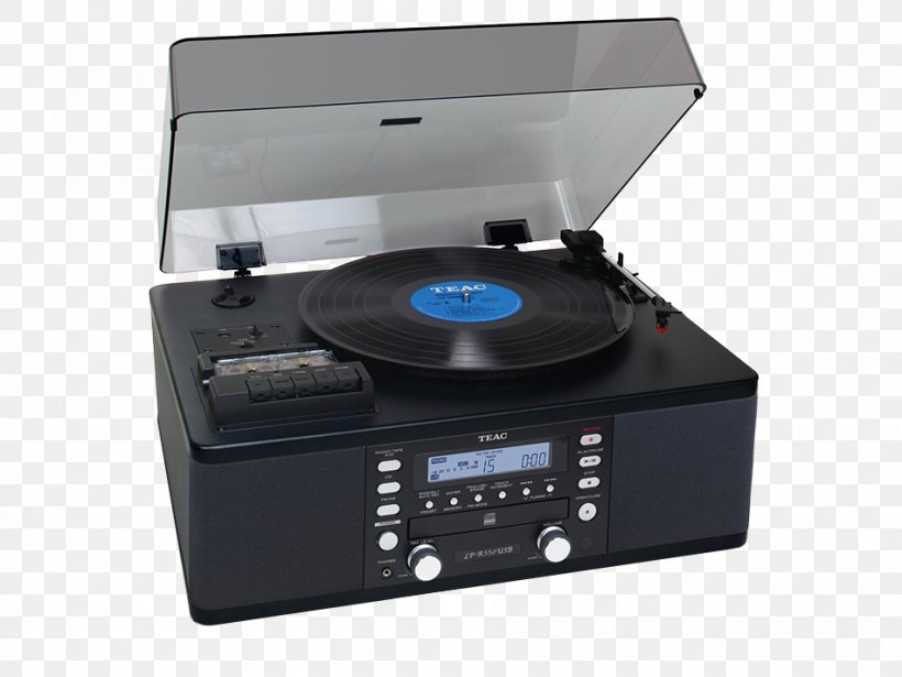 Teac LP-R550USB Compact Cassette Phonograph Record Compact Disc, PNG, 950x713px, Compact Cassette, Cassette Deck, Cdrekorder, Compact Disc, Electronic Instrument Download Free