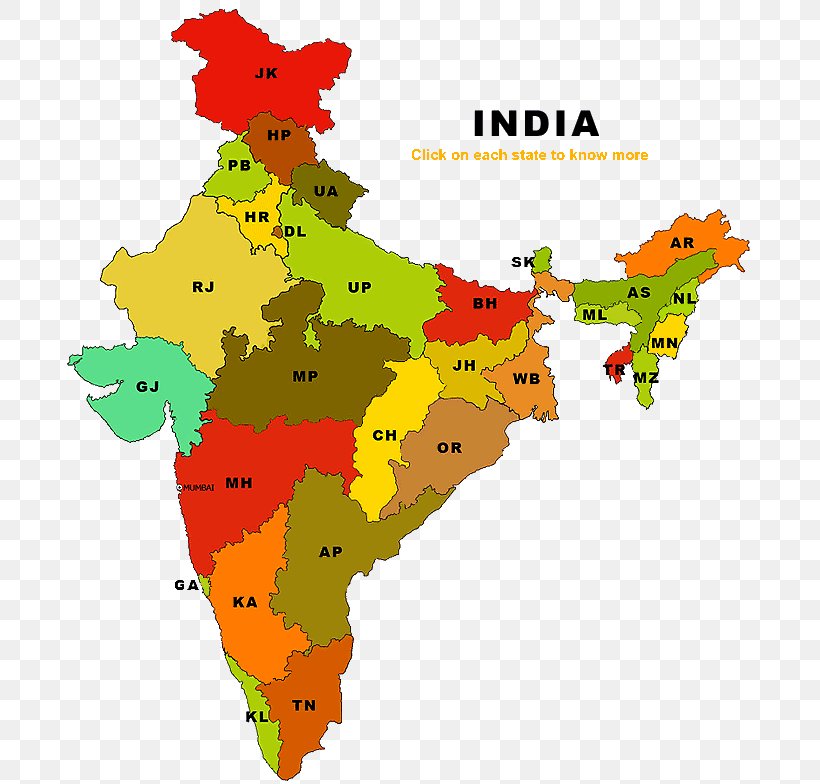 Vector Graphics States Of India Clip Art Map, PNG, 687x784px, India, Area, Blank Map, Geography, Map Download Free