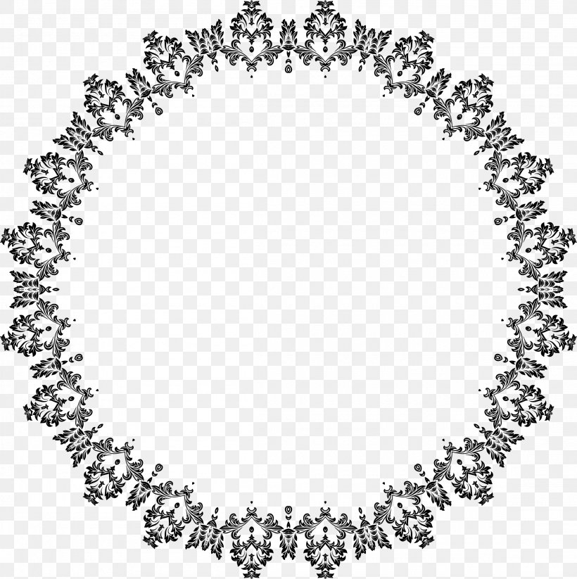Black And White Picture Frames Clip Art, PNG, 2310x2320px, Black And White, Art, Art Museum, Black, Body Jewelry Download Free