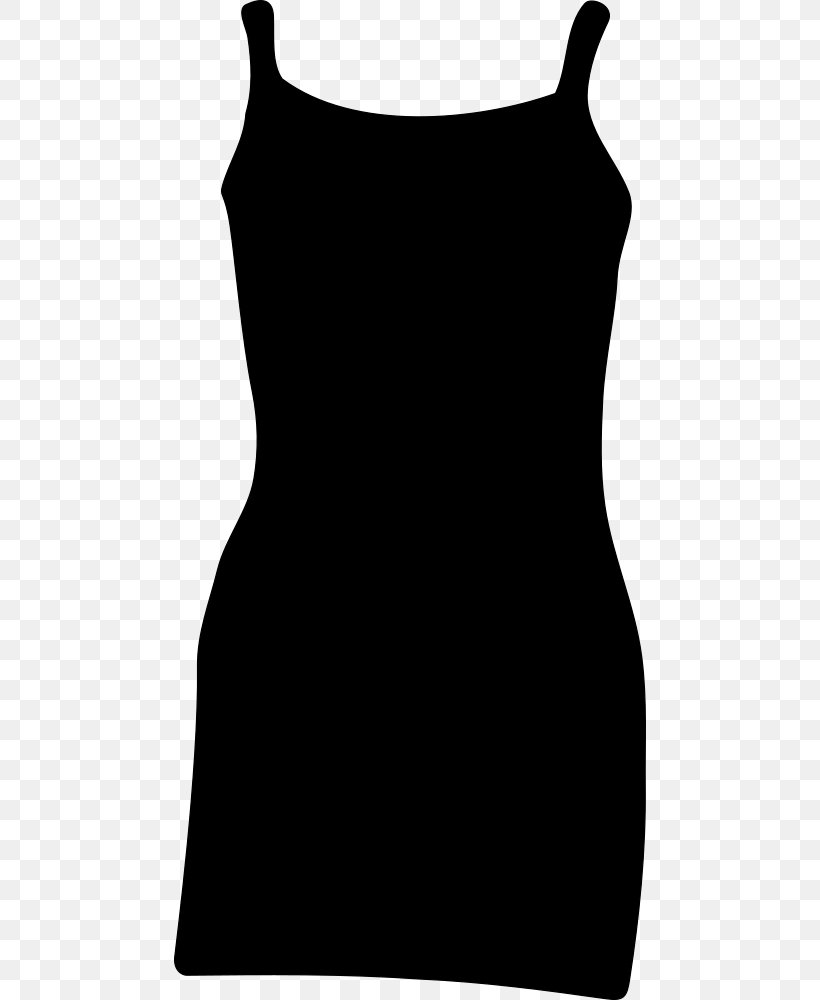 Little Black Dress T-shirt Clip Art, PNG, 472x1000px, Little Black Dress, Ball Gown, Black, Black And White, Clothing Download Free