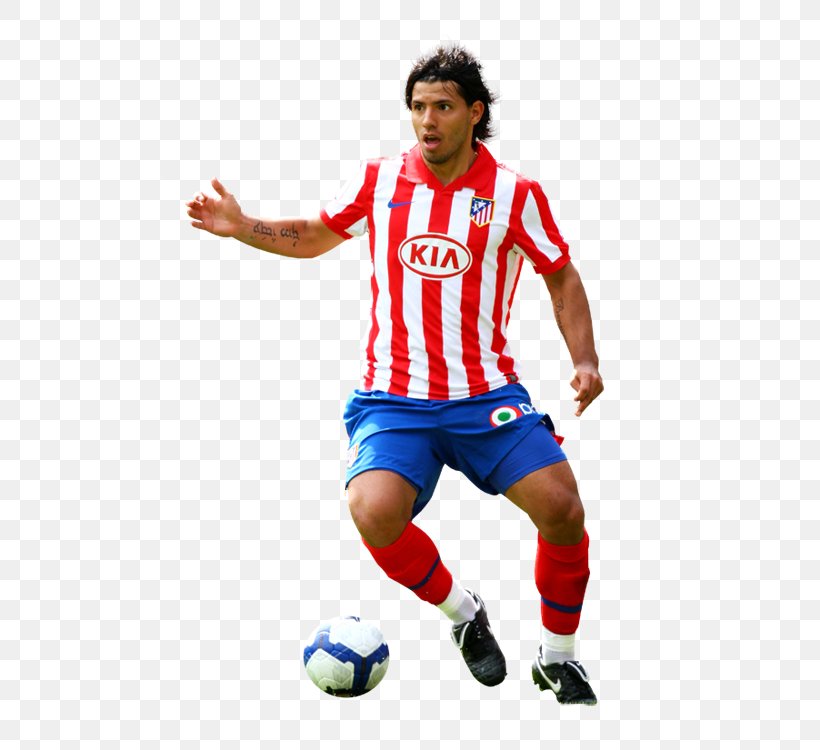 Sergio Agüero Atlético Madrid La Liga Football Player Jersey, PNG, 500x750px, Atletico Madrid, Andrea Pirlo, Ball, Clothing, Football Download Free