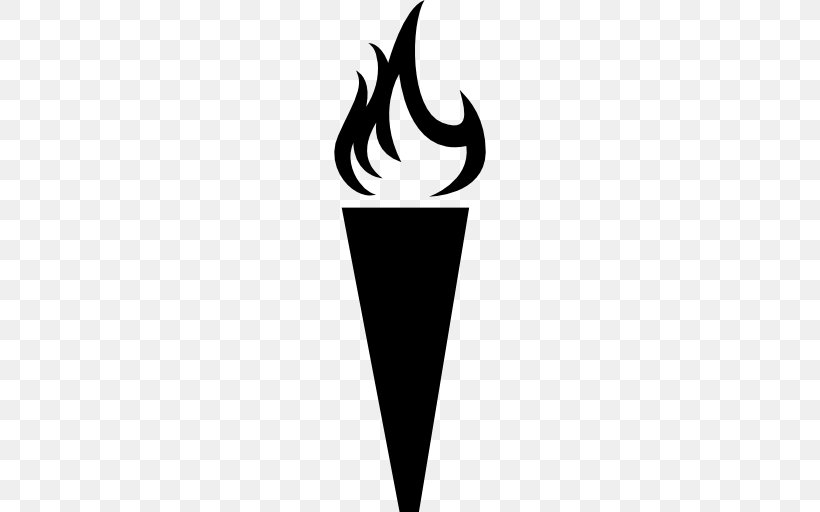 Torch Download Symbol Clip Art, PNG, 512x512px, Torch, Black And White, Logo, Symbol Download Free