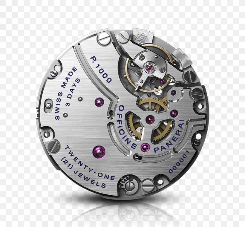 Watch Panerai Radiomir Movement Power Reserve Indicator, PNG, 850x788px, Watch, Automatic Watch, Brand, Clock, Clockwork Download Free