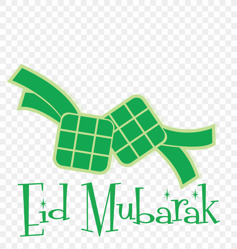 Eid Mubarak Ketupat, PNG, 2857x3000px, Eid Mubarak, Green, Ketupat, Leaf, Line Download Free