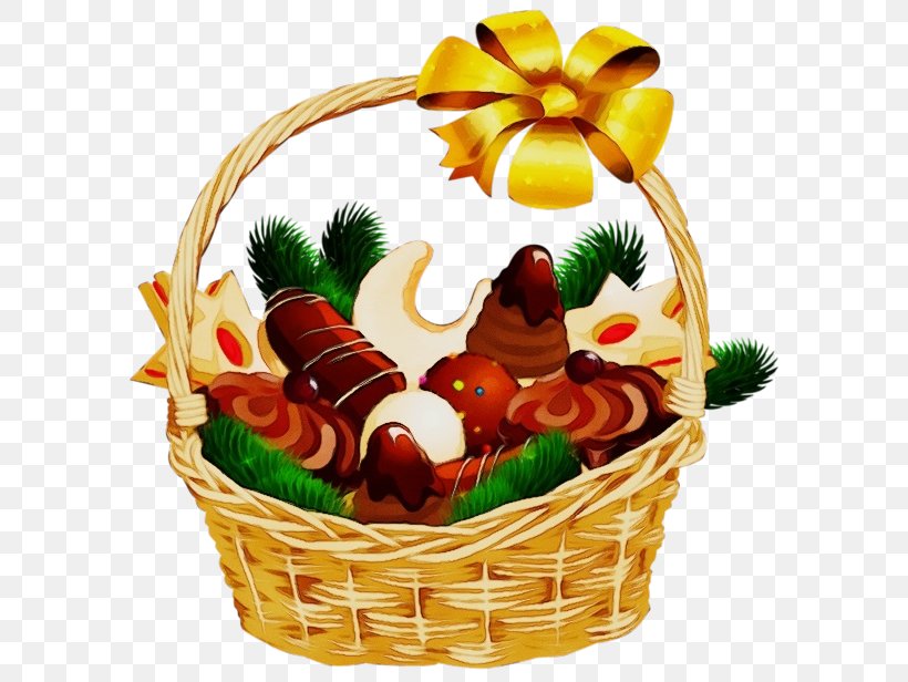Gift Basket Food Mishloach Manot Basket Present, PNG, 600x616px, Watercolor, Basket, Food, Gift Basket, Hamper Download Free