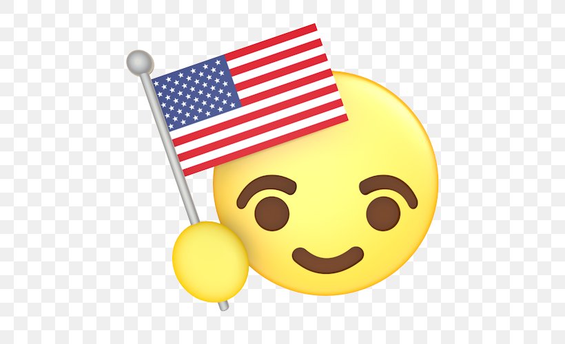 Flag Of The United States Emoji Flags Of The Ottoman Empire, PNG, 500x500px, United States, Baby Toys, Emoji, Emoticon, Flag Download Free