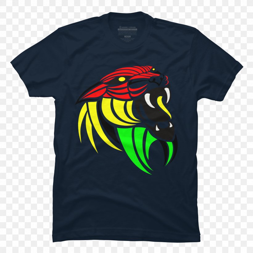 T-shirt Throw Pillows Lion Reggae, PNG, 1800x1800px, Tshirt, Active Shirt, Black, Brand, Character Download Free